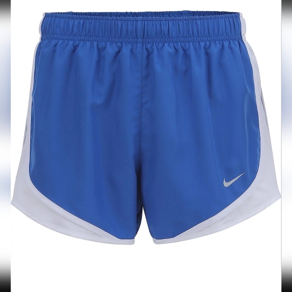 Nike Pants - Nike Royal Blue and White Women's Dry Tempo Athletic Shorts Large